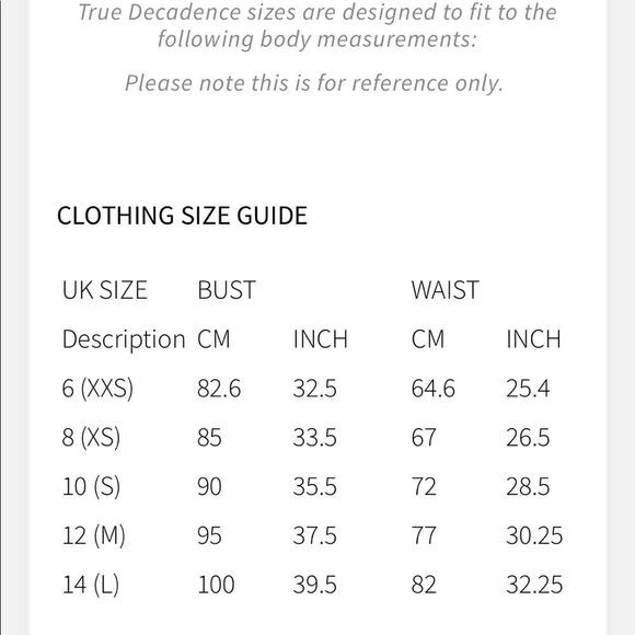 True Decadence UK Sleeveless Dress sz S - Picture 8 of 8